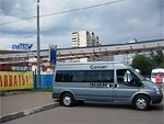 Бесплатный автобус Genser в пункт аренды автомобилей АрендаАвто-нвт на ул.Добролюбова